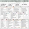 ADHD Cleaning Planner, Bundle Household Cleaning Schedule and Checklist Management