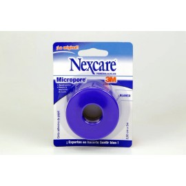 Nexcare Tela Microporosa Blanca Pulgada Pieza Color Blanco