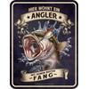 Decorative Tin Sign as a Gift for Anglers - Hier