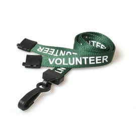 Customcard ltd. Volunteer Printed Lanyards (Staff, Visitor or Polka Dots)