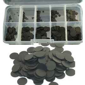 Shenzhen LangTao Bang International Trade Co., Ltd. (Pack of 100) 1.5~10mm Replacement Rubber Conductive Button Pad Kit for Keypad, Remote Control, Gamepad Pads