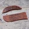 JJNUSA Leather Cast Iron Handle Cover，Skillet Handle Cover, Handmade Leather