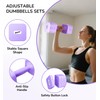 Adjustable Dumbbell Set for Women Men Weights Dumbbells Sets 16LB