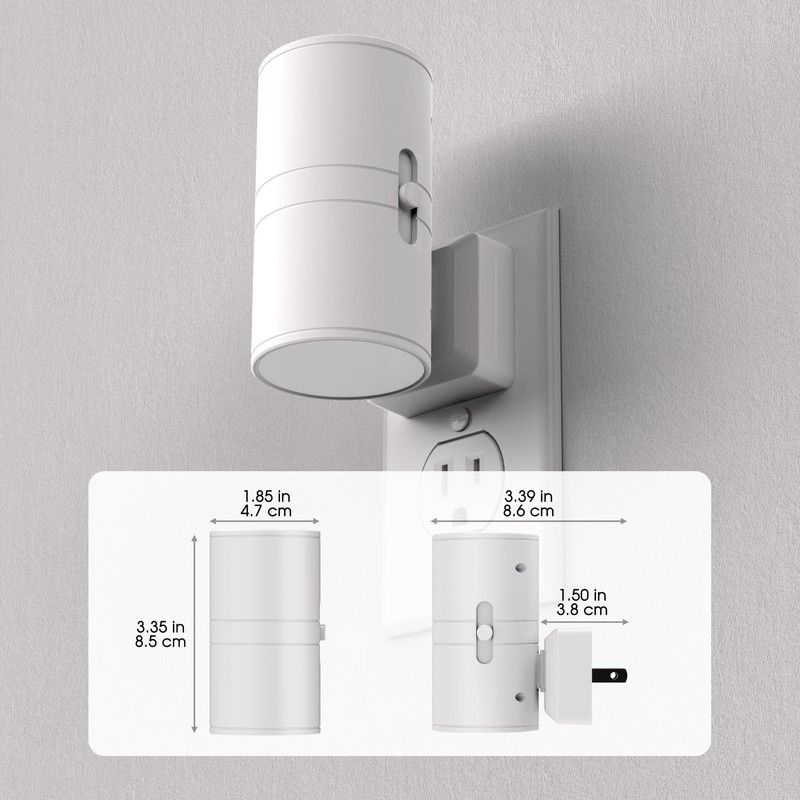 Briignite Night Lights Plug into Wall, Modern LED Night Light