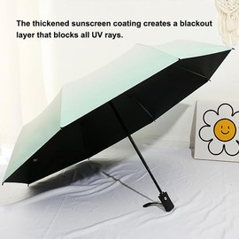 Nakazawa Stroller Umbrella With Adjustable Universal Clamp,Clip On Umbrella With Clip On UPF 50+ Great for Pushchair,Strollers，Beach Chair（gradient green）