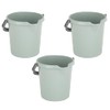 (Set of 3) High Grade 5L Litre Silver Sage Plastic