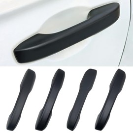 No Adhesive Snap-on Car Door Handle Cover Protector for Honda 11th Gen Civic 2022 2023 2024 2025, Accord 2023-2025, CR-V HR-V 2023 2024 2025, Acura Integra 2023 2024 2025 Accessories (3. Matte Black)