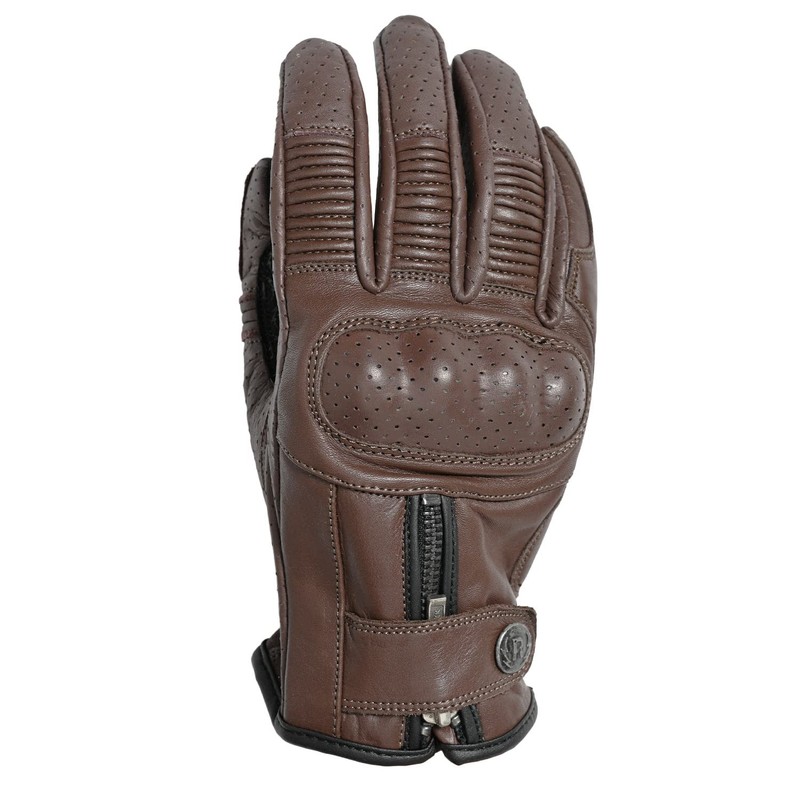 RIDEZ (ライズ) Motorcycle Genuine Leather Protector Gloves, Smartphone Compatible, Men's,