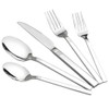Fiaze 80-Piece Flatware Cutlery Silverware, Stainless Steel, Service for 16