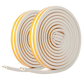 18 m Window Seal Strip,Draft Excluder for Windows,Draught Excluder for Windows,Window Draft Excluder,Suitable for Various Doors and Windows, Including Sliding Doors, Security Doors, and Cabinets