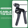 Sinlon Stainless Steel Cable Tie Gun, Special Tool For Fastening