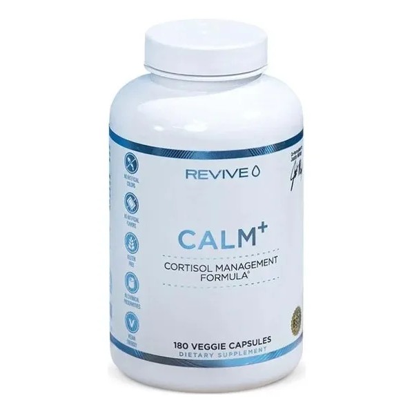 Revive Calm+ Manejo De Cortisol 180 Vcaps Sabor Natural