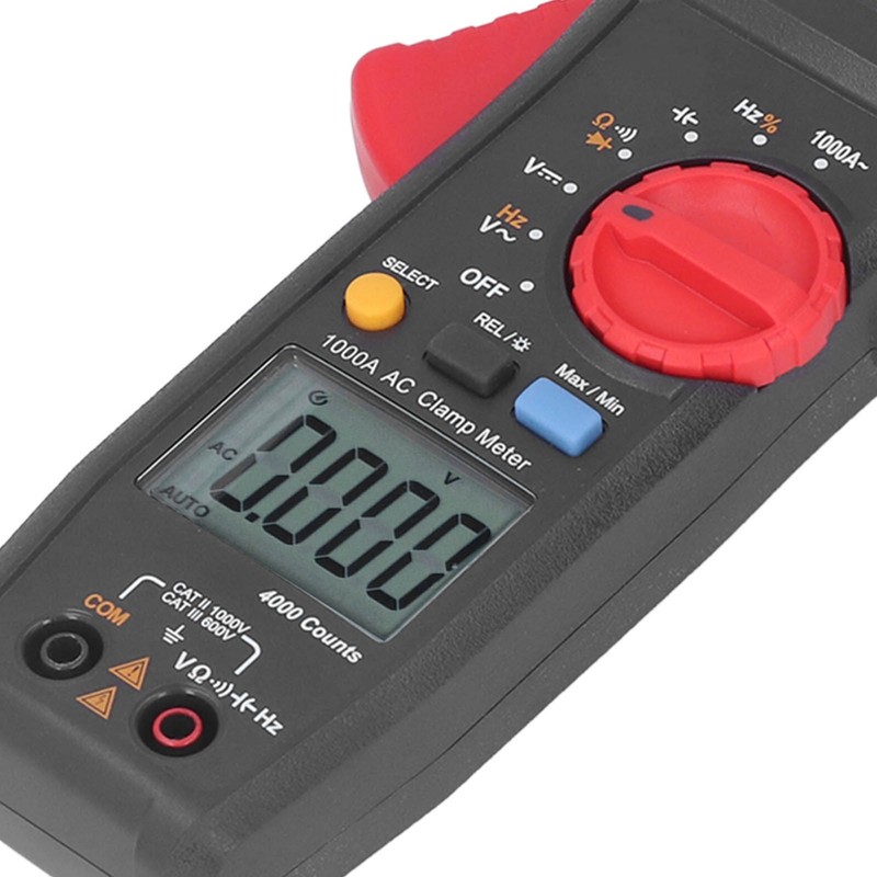 Digital Clamp Multimeter AC DC Current Resistance Repair Meter Digital
