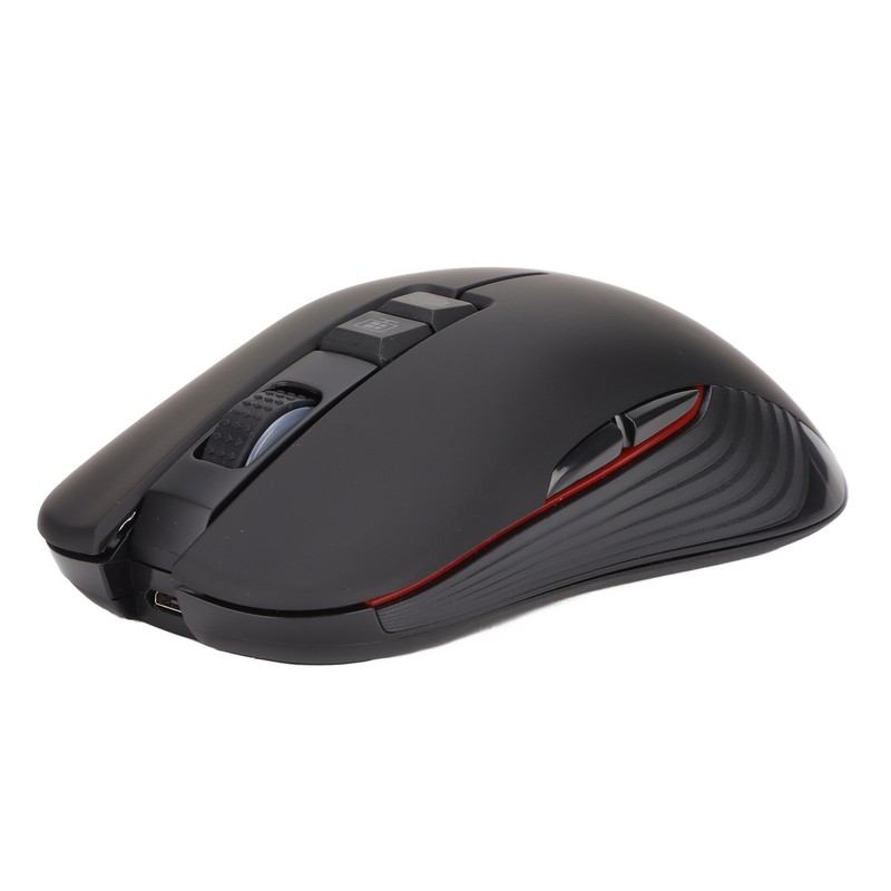 Wireless Mechanical Mouse 2.4G Rechargeable 3600DPI Ergonomic Gaming Mouse for