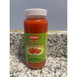 Soogrims Soogrim's Hot Pepper Sauce 12oz