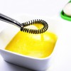 Stainless Steel Mini Spring Egg Beater Silicone Whisk Magic Hand