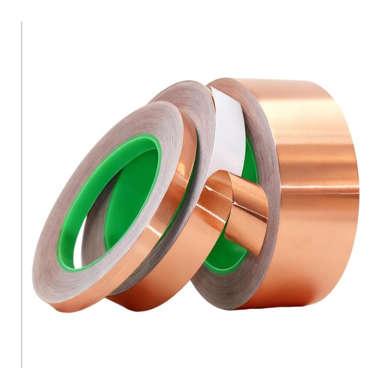 PLAXIARY Copper Foil Tape with Double Conductive Adhesive Copper Tape