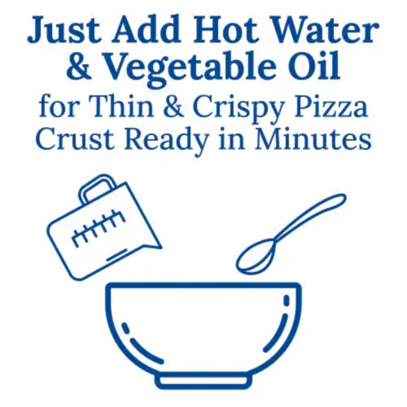 Martha White Pizza Crust Mix, 6.5 Ounce (Pack of 12)