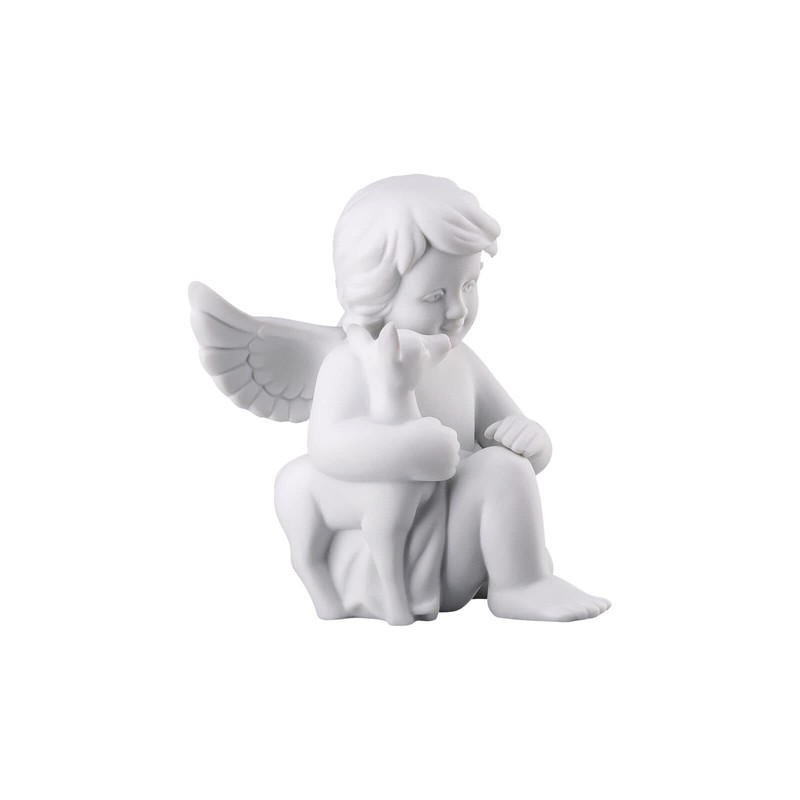 Rosenthal Angel Medium White Matt Angel with Bambi
