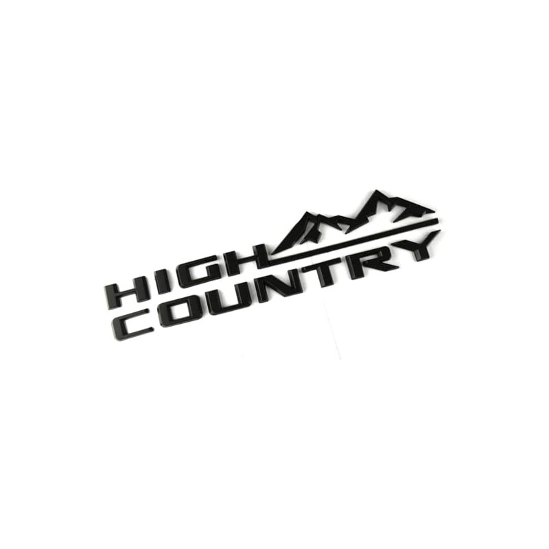 1Pc High Country Emblem Rear Tailgate Letter Logo Car Badge