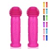 Kids Car Steering Wheel Grips 1 Pair Rose Red