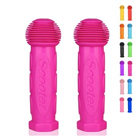 Kids Car Steering Wheel Grips 1 Pair Rose Red