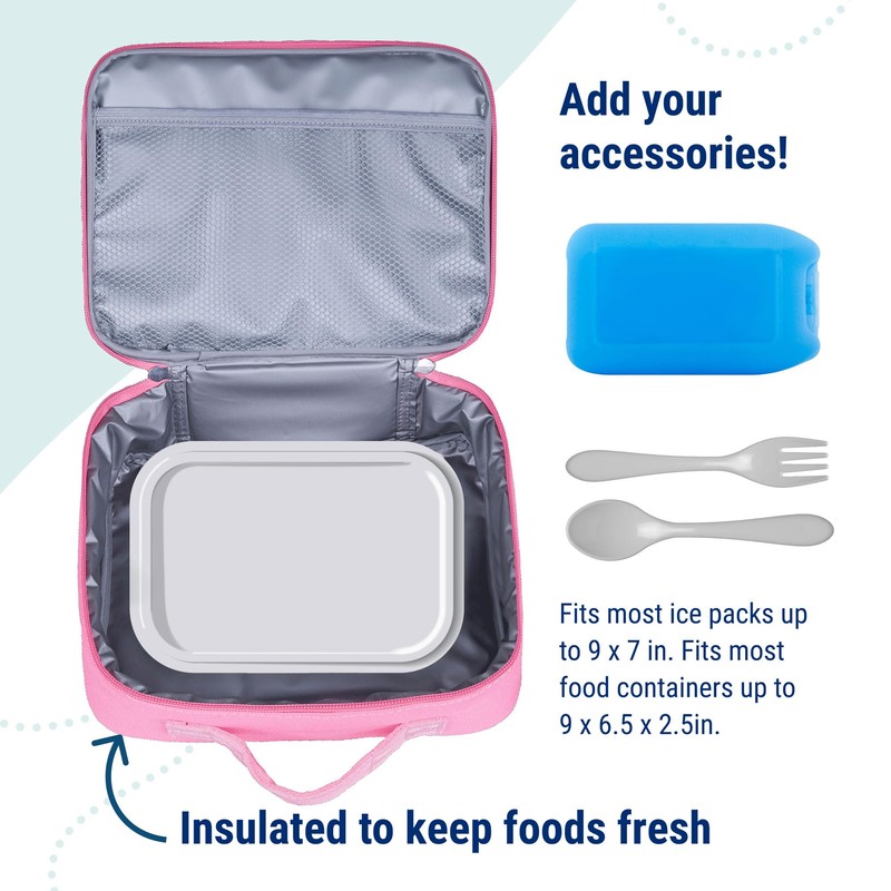 Wildkin Kids Insulated Lunch Box – Durable and Reusable for