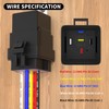 DaierTek 8 Pack 12V Relay with Built-in Diode & 12