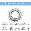 ZHIQIU 16T Bicycle Anti-Rust Freewheel for 1 Speed (16T-Silver)