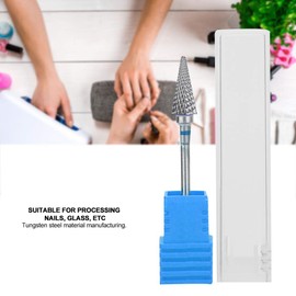 Nail Cutter Bit, Nail Art Drill Manicure Pedicure Grinding Head for Working Nails, Glass, Plastic, Metal, Stone, Tiles (Blue Label)