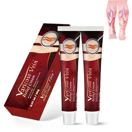 2PC Leg & Vein Care Cream, Skin Therapy Cream, Vein Ointment, For Spider Icers, Varicose Veins, Restless & Heavy Legs, For Blood Circulation & Care for Water Retention and Vein Problems