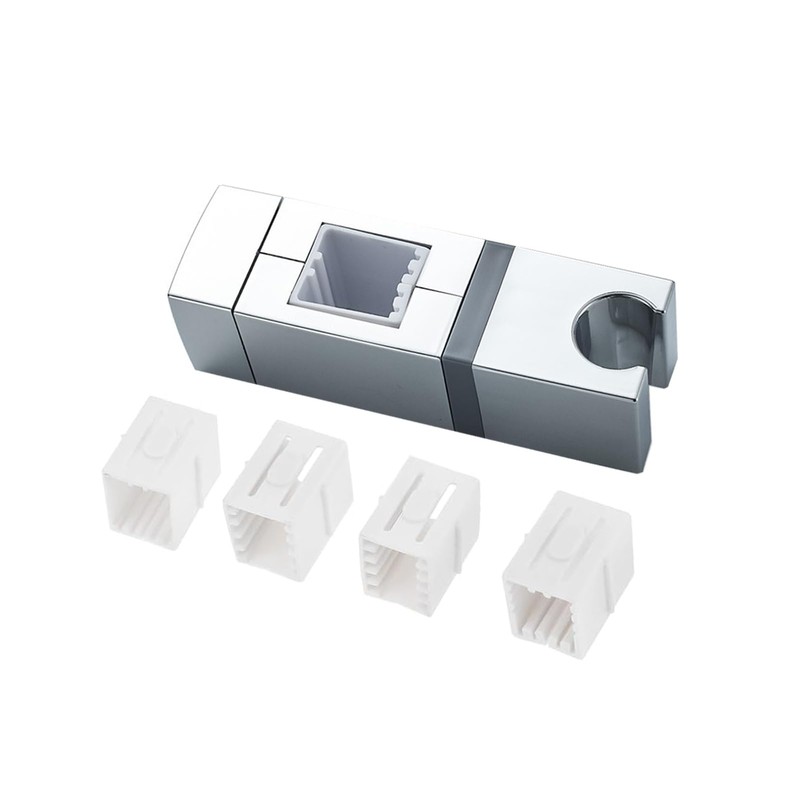 Adjustable Shower Bracket, Shower Head Holders, No Drilling Slip-On Design