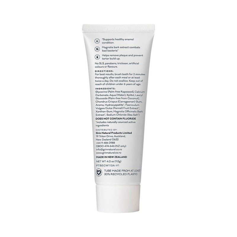 Grin Pro Enamel Care Toothpaste with Nano-Hydroxyapatite, 113g