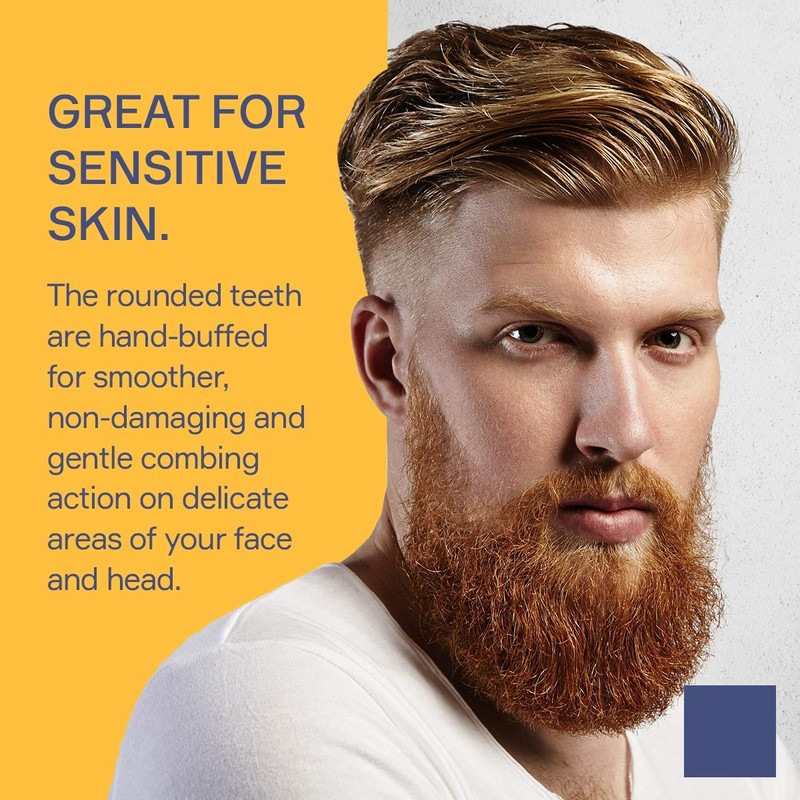 Seven Potions Beard Comb — Fine and Coarse-Tooth Comb for