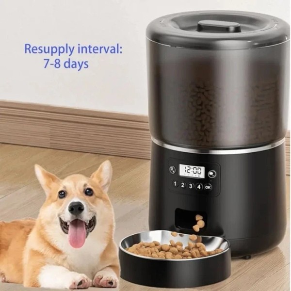 rashiney 4L Smart WiFi Automatic Pet Feeder - Dog &