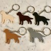 Labrador Retriever Keychain, Dog Keychain, Black lab Keychain, Black Labrador,