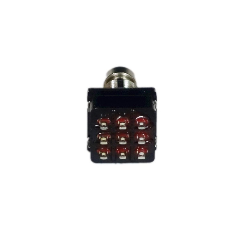 VGS-FSW9BKx2p 3PDT 3PDT Type 3PDT Foot Switch 3 Circuit 2
