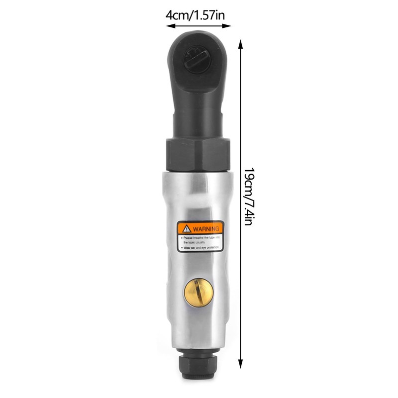 lvifloae Air Ratchet, Straight Handle, Mini Air Ratchet, 1/4" Thread