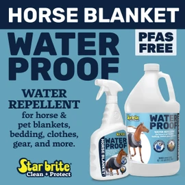STAR BRITE Waterproof Spray for Horse Blankets - 1 Gallon