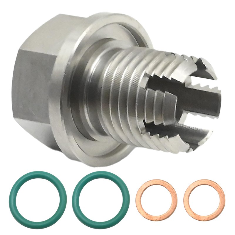EATAKWARD Oil Drain Plug, Oversize Piggyback Drain Plug (M14.1-1.5x15mm), Stainless