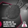 POPPSTAR 2 Magnetic Garage Hooks (Round Ø 88 mm, Pulling