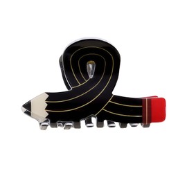 Black Pencil Hair Clips for Women Girls Back to School Claw Clips for Women Black Pencil Teacher Student Barrettes Hair Accessories for Styling