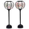 Yukidong Red and White Plum 9.4 inches (24 cm), LED