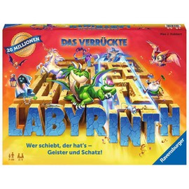 Ravensburger Ravensburger Familienspiel 26955 - Das verrückte Labyrinth - Gesellschaftsspiel - Spieleklassiker für 2-4 Personen, Brettspiel ab 7 Jahren