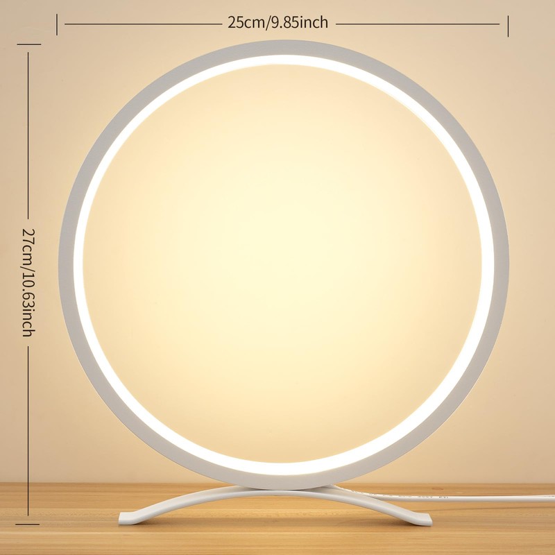 MAYTHANK Desk Light, Ring Light, Table Light, Table Lamp, Bedside