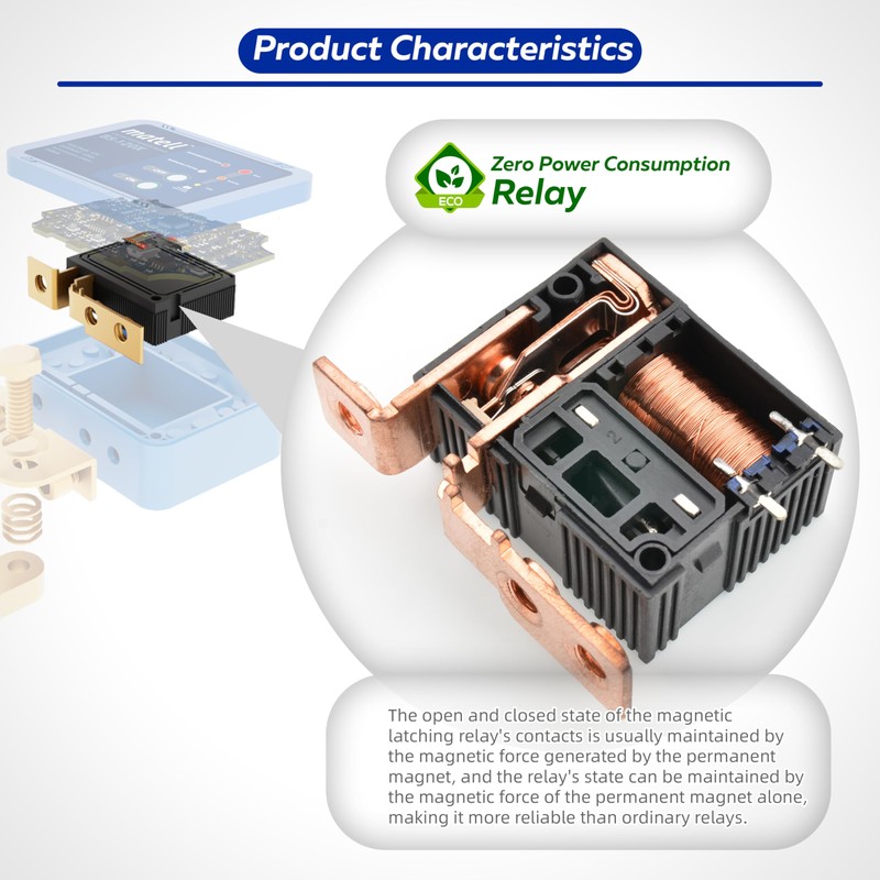 matell DC 12V Remote Battery Disconnect Switch Smart Voltage Control