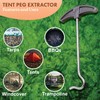 Pack of 2 Tent Peg Extractors - Camping Tools, Lightweight