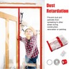 Preboun 1 Set Magnetic Dust Barrier Zipper Door Kit 4'