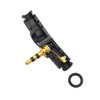 2pcs 3.5mm 3 Pole Stereo Male Right Angle Audio Fan