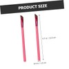 Baluue 2pcs Angled Eyebrow Brush for Cosmetics Precision Concealer Makeup